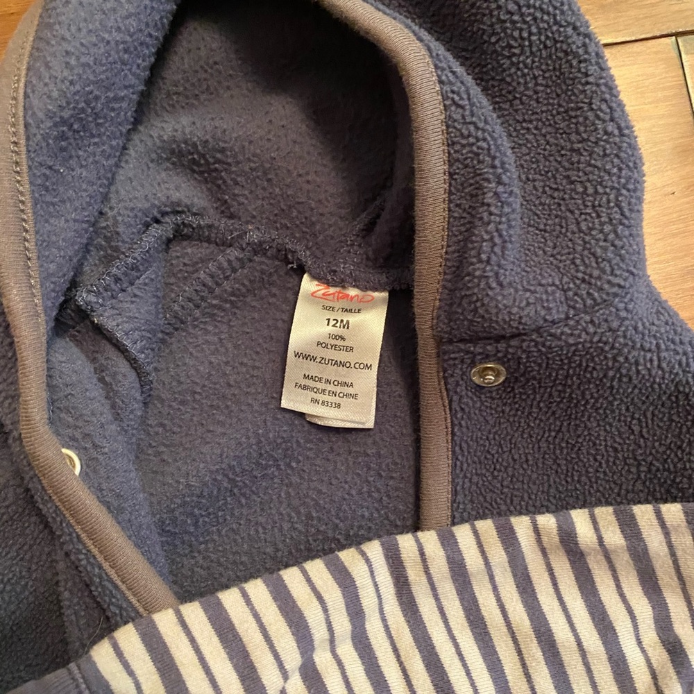 Zutano 12 Month Bunting & Onesie